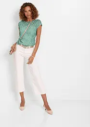 Blustopp med virkad spets, bonprix