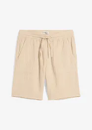 Dra på-shorts av muslin, bonprix
