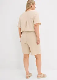 Dra på-shorts av muslin, bonprix
