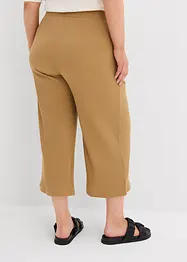 Ribbstickad jerseybyxa med bekväm midja, bonprix