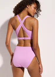 Ribbstickad bikini med BH-topp (2 delar), bonprix