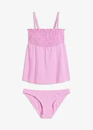 Smockad bandåtankini (2 delar), bonprix