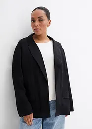 Kavaj av krinklat viskosmaterial med struktur, bonprix