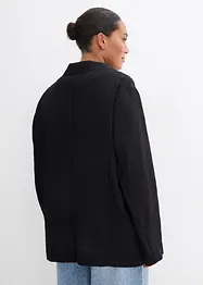 Kavaj av krinklat viskosmaterial med struktur, bonprix