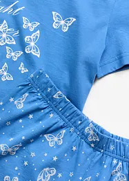 Pyjamas med shorts, av ren bomull, bonprix