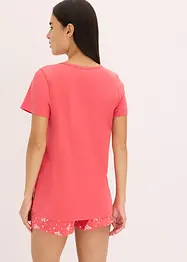 Pyjamas med shorts, av ren bomull, bonprix