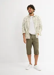 Långa shorts med tvättade effekter, Regular Fit, bonprix