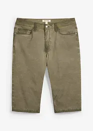 Långa shorts med tvättade effekter, Regular Fit, bonprix