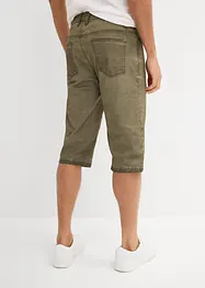 Långa shorts med tvättade effekter, Regular Fit, bonprix
