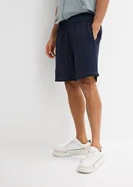 Trikåbermudas med urtvättad look, bonprix