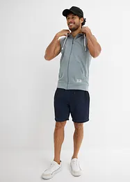 Trikåbermudas med urtvättad look, bonprix