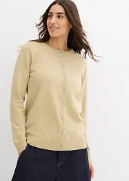 Cardigan med rund halsringning, bonprix