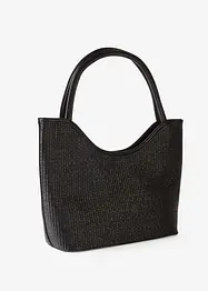 Shoppingväska med halmlook, bonprix