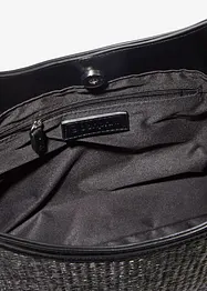 Shoppingväska med halmlook, bonprix