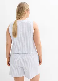 Bluslinne i ren bomull, bonprix