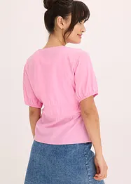 Blus med knytband, bonprix