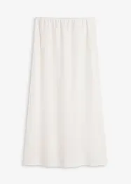 Satinkjol i midilängd, bonprix