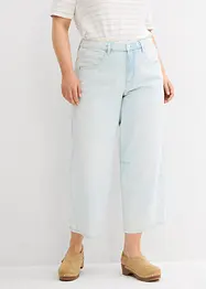 Jeans med medelhög midja och kortare ben, Super Soft, bonprix