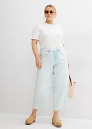Jeans med medelhög midja och kortare ben, Super Soft, bonprix