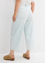 Jeans med medelhög midja och kortare ben, Super Soft, bonprix
