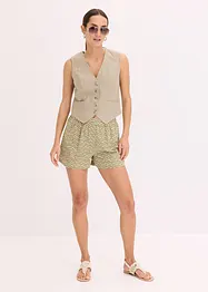 Shorts med hålbroderi, bonprix