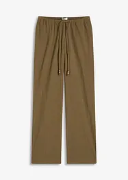 Vid byxa med struktureffekt, bonprix