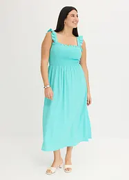 Jerseyklänning med smock, bonprix