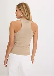 Halternecklinne med mjuk viskos, bonprix