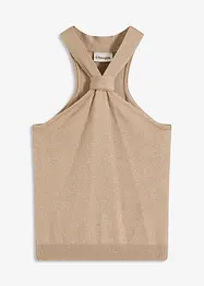 Halternecklinne med mjuk viskos, bonprix