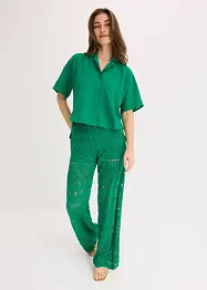 Skjortblus i oversizemodell, bonprix
