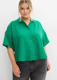 Skjortblus i oversizemodell, bonprix