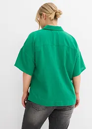 Skjortblus i oversizemodell, bonprix