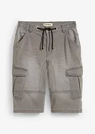 Jeansshorts i sweatmaterial, Regular Fit, bonprix