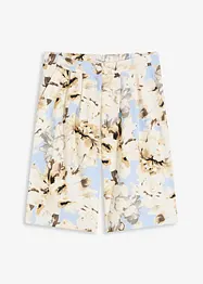 Shorts av viskos med veck, bonprix