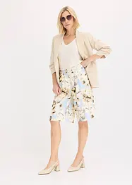 Shorts av viskos med veck, bonprix