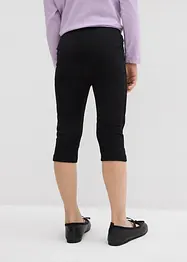Caprileggings i elastisk bomullsmix för barn (2-pack), bonprix