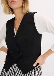 Kostymväst i jersey, bonprix