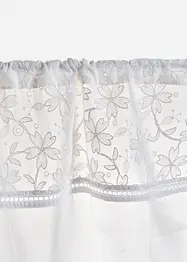 Cafégardin av ekologisk bomull med broderi, bonprix
