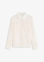 Transparent blus med struktur, bonprix