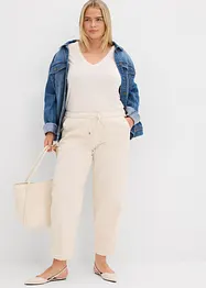 Barrel Jeans Mid Waist, med bekväm midja, bonprix