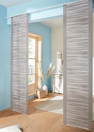 Panelgardin med tvärränder (1-pack), bonprix