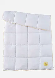 Tunt täcke med dunkänsla, eleganta passpoaler och blombroderi, bonprix