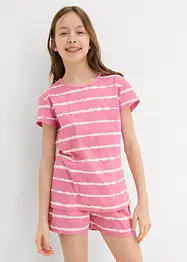 Pyjamas med shorts (4 delar), bonprix