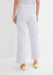 Wide Leg Cropped jeans med hög midja, bonprix