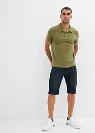 Stretchiga jeansshorts, smal passform, bonprix