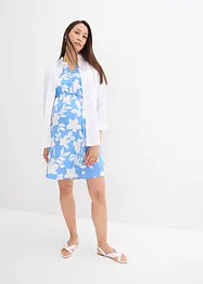 Mamma-/amningsblusklänning i böljande viskos, bonprix