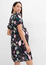 Mamma-/amningsblusklänning i böljande viskos, bonprix