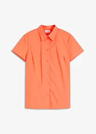 Kortärmad poplinblus, bonprix