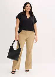 Stretchbyxa, bootcut, bonprix
