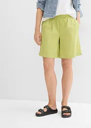 Bermudas i linne och bomull, bonprix